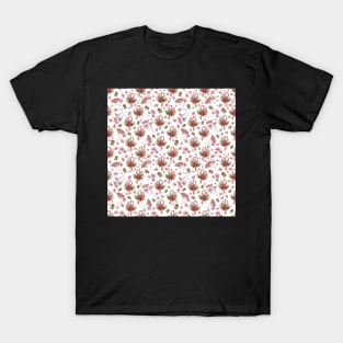 Candy Canes and Gumnuts - An Australian Christmas Print T-Shirt